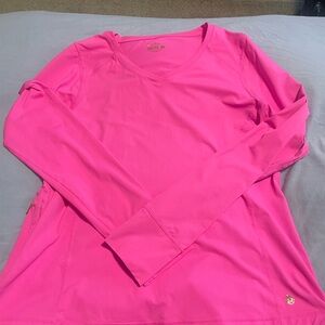 Lilly Pulitzer Pink luxeletic Long Sleeve active top